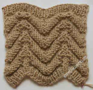 棒针围巾的编织方法 棒针模式----“条形码”及实例围巾