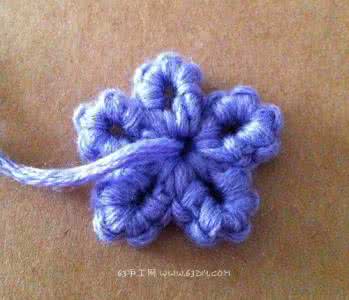 五瓣樱花折纸教程 钩针教程----“五瓣花”