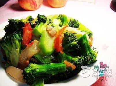清炒西兰花的做法 咸肉炒西兰花的做法
