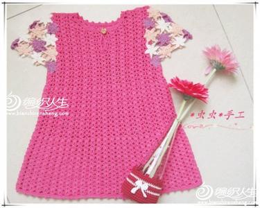多用喇叭袖披肩钩针 钩针编织----一线连“碎花带袖披”