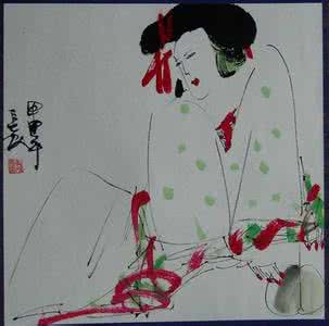 写意仕女画法 图文教程：写意仕女画法步骤