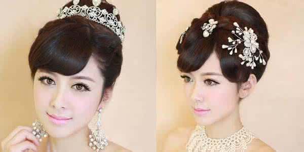 新娘盘发教程 优雅的新娘盘发教程