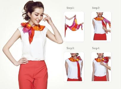 儿童围巾丝巾 秋冬围巾丝巾打法大全,女人必学!