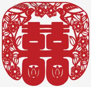 喜字窗花剪纸步骤图 圆形喜上眉梢喜字窗花剪纸与窗花图案