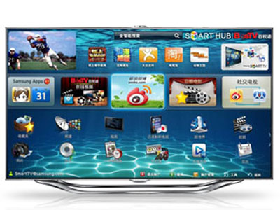 三星充电界面 三星PS64D8000支持Samrt Hub整合界面吗