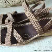 钩针宝宝凉鞋视频教程 【钩针】教程：“凉鞋”（大师班）