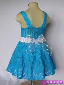 钩针春秋套头衫图解 钩针编织带图解----春秋可穿的长裙 吊带裙