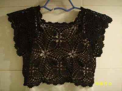 四十款钩针小坎肩花样 交流几款手钩的小坎肩，有钩针图解（二）_