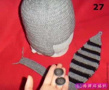 毛线钩针宝宝帽子图解 帽子·手套 超酷男孩骑士毛线帽子钩织款式欣赏