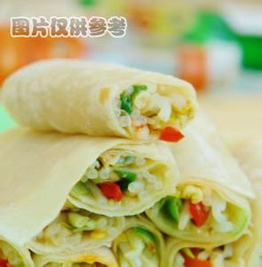 爷春饼北京菜 北京菜:春饼卷菜图