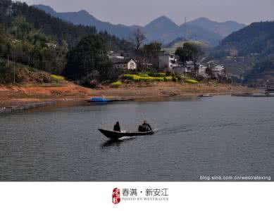 安徽新安江十里画廊 【安徽歙县】新安江，春意如诗的十里画廊