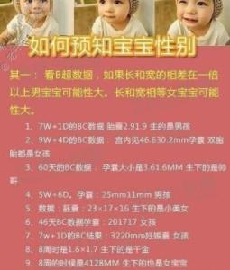 如何预知宝宝性别 如何预知宝宝的性别