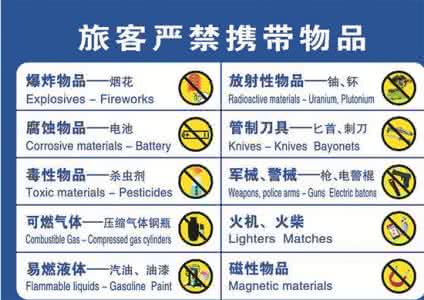 酒是违禁品 火车上可以带酒吗?火车上的违禁品