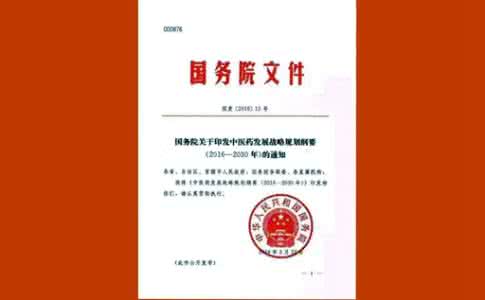 中医药发展规划纲要 从规划纲要看中医药标准化