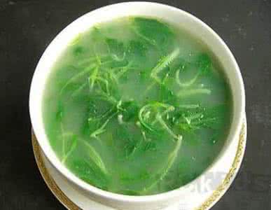 菠菜汤的做法 菠菜汤的做法 菠菜不能和什么一起吃