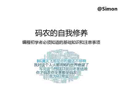 编程修养 什么是好的编程修养