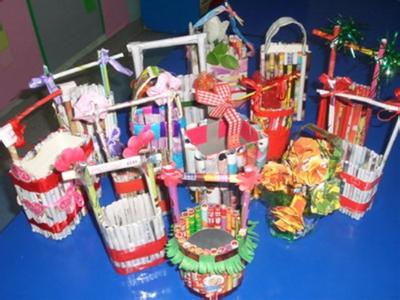 幼儿园手工变废为宝 幼儿园手工，变废为宝