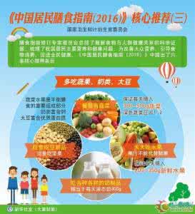 中国居民膳食指南 《中国居民膳食指南(2016)》发布