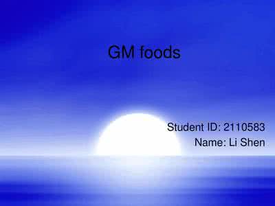 gm foods gm foods Suggestions on GM Foods to Government Leaders