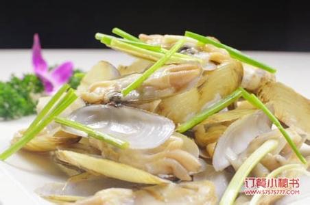 家常姜葱炒蛏子 葱姜炒蛏子 2014-07-25