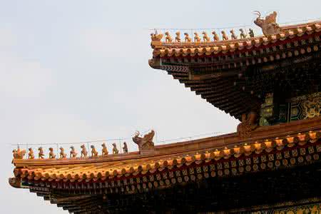 故宫屋檐上的神兽 故宫屋檐(建筑艺术)