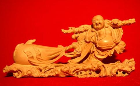 弥勒佛木雕摆件 弥勒佛木雕摆件 仿古木雕摆件 古色古香的现代工艺让你爱不释手