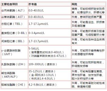 肝功检查有哪些项目 孕前肝功检查的项目有哪些