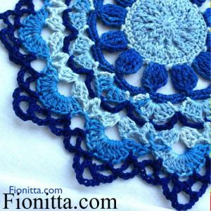 钩针曼陀罗花园图解 【钩针】曼陀罗钩针图案