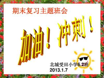 小学各科期末复习建议