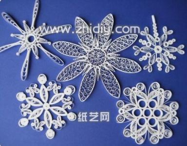 衍纸雪花 一种用来制作衍纸心和衍纸雪花的衍纸花式教程