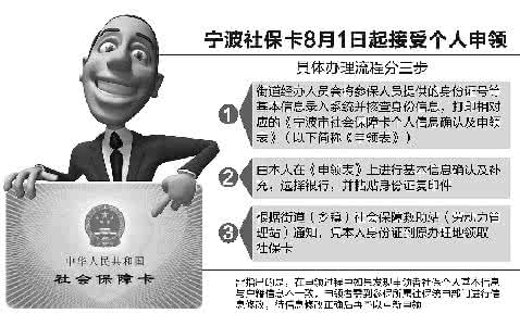 宁波社保卡申领系统 宁波社保卡申领系统 婴幼儿可申领社保卡 《社保卡扩大申领通告》发布