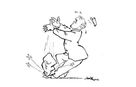 搬起石头砸自己的脚 不要搬起石头砸自己的脚