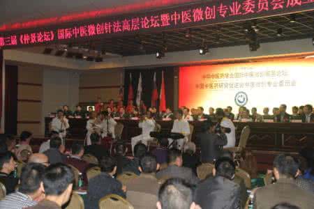张仲景 第三届仲景论坛国际中医微创针法高层论坛在宛举行