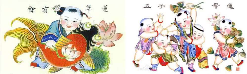 年画里的胖娃娃图片 年画娃娃 为什么年画里总有那个胖娃娃? | 壹起读书