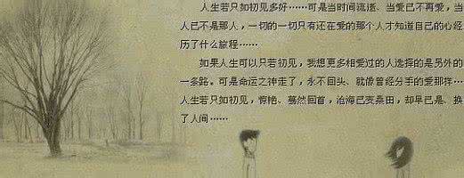 我只要你的一个承诺 我只要你记着:初见时彼此的微笑……(席慕容)