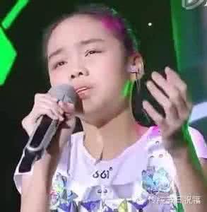 少年歌手唱哭全场观众 ?她唱了三首歌，观众哭了三次！！