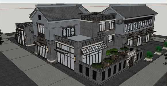 建筑设计模型 建筑设计su模型原创