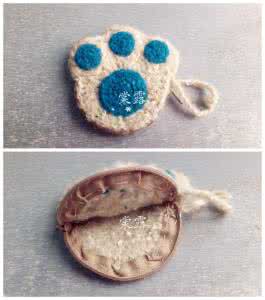 熊掌零钱包的钩法视频 熊掌零钱包