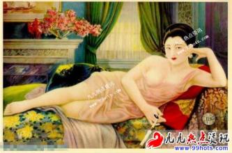 张贴海报尺寸 旧上海十里洋场张贴的香艳美女海报尺度惊人(组图)