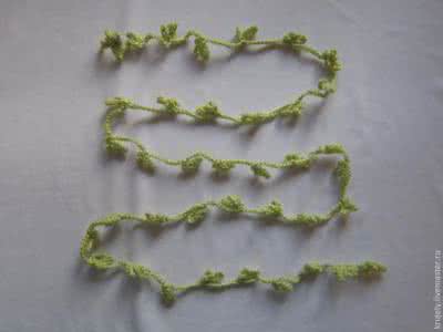 钩针项链图解教程 钩针教程----樱花项链