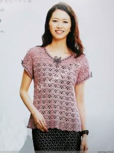 钩针外套开衫图解短款 个人收藏随记---钩针短套多款