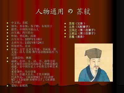 苏轼生平事迹研究报告 苏轼生平事迹研究报告 苏轼最有名的10首诗,欢迎各位学究增删评阅