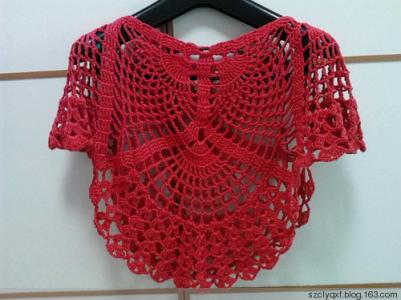 蕾丝线钩织夏季披肩 半斤线钩织小披肩