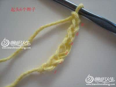 钩针编织双色波浪毯子 双色钩毯（图解）