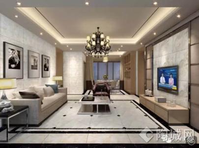 客厅和餐厅中间有过道 客厅餐厅过道卫生间...拼花让你看个够！