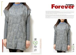 极简女士背心裙裁剪图 兰心格非~~极简背心~~