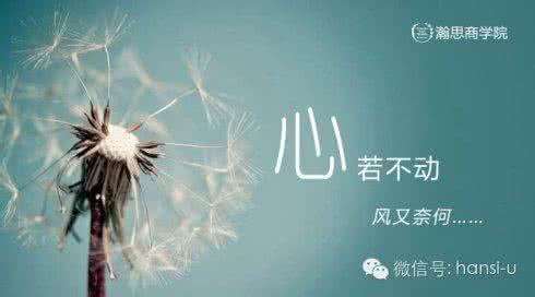 心若不动 风又奈何 心若不动,风奈何之?