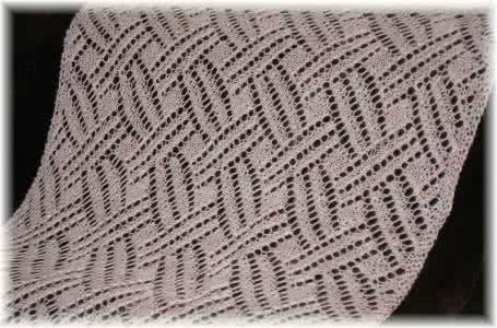 简单棒针镂空花样图解 棒针模式----“似无规则的简单镂空”