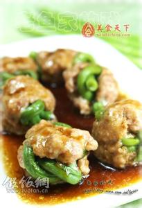 酿豆角 农家豆角酿