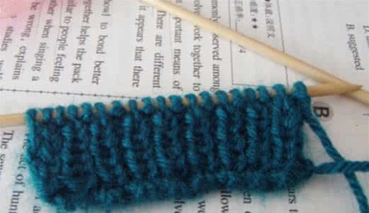 棒针开衫毛衣编织图片 上下针编织衫----简简单单不失美丽